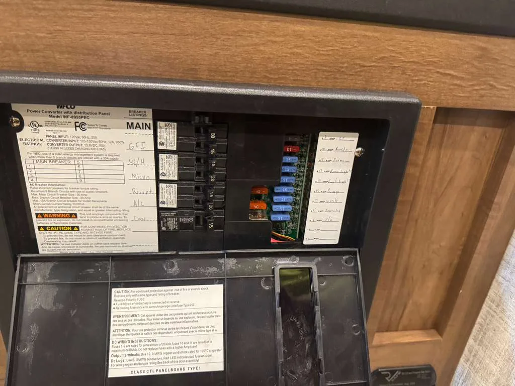 RV electrical breaker panel repair and diagnosis service in Palm City FL